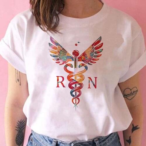 Colored Scepter Graphic Tee Shirt Women Animated Woman Personalized Style For Women 2021 Streetwear Top Hot Selling Female