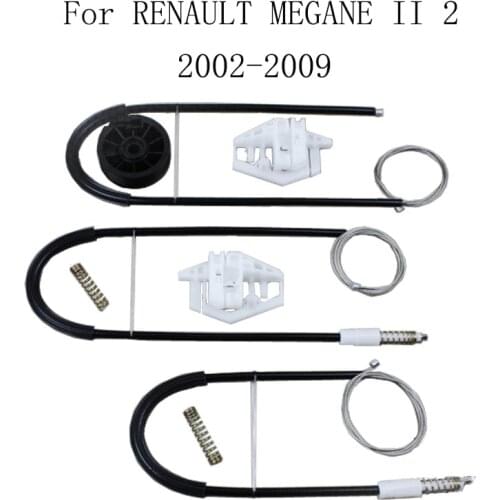 FOR RENAULT MEGANE II 2 2002-2009 Power Electric Car Window Regulator Window Lifter Repair Kit Set Front Left