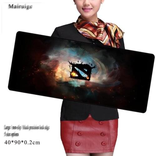 Mairuige Shop Dota 2 Free Shipping 900x400mm Gaming Mouse Pad Cool Gamer Mouse Mat Game Computer High Quality Pad Mouse Mats