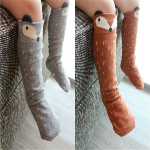 Cute Socks Boy Girl Children socks Knee Long unisex Toddler Socks Baby Cotton Socks Knee High Long Leg Warmers