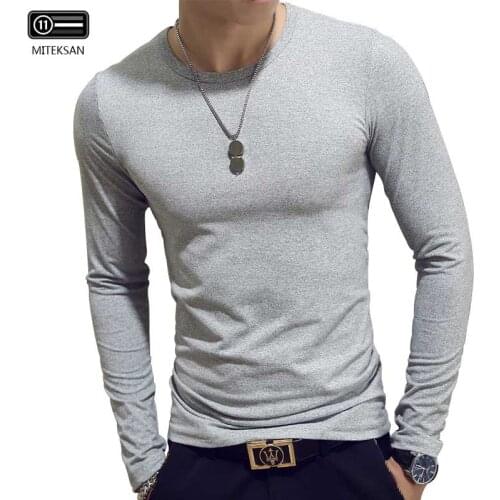 MITEKSAN Men's Long T-shirts