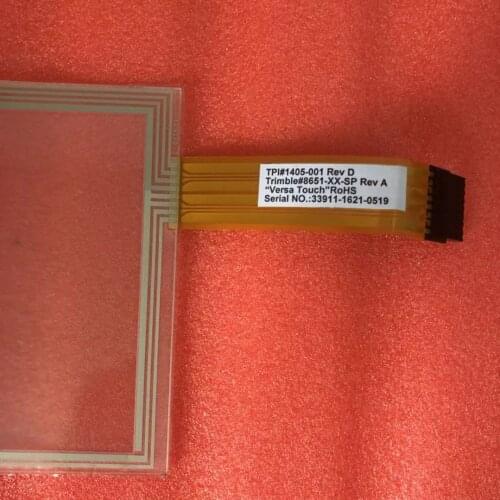 New touch panel For TPI# 1405-001 Rev C Trimble# 83651-xx-sp RevA maintenance touch screen 196*124mm Repair replacem
