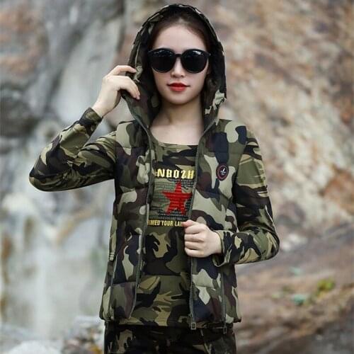 Autumn And Winter Army Fans Camouflage Tactical Vest Outdoor Women Camping Climbing Sports Hooded Cotton Vest L-XXXL Unisex Vest