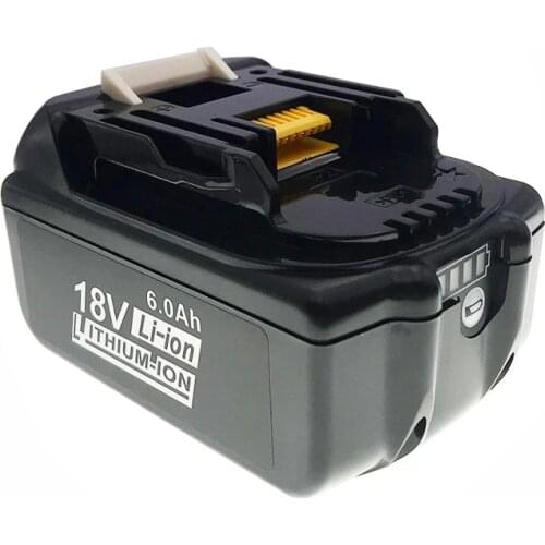 18V 6Ah Rechargeable Battery Lithium Battery for MakitaBL1830 BL1840 BL1850 BL1860B LXT400 With Drills