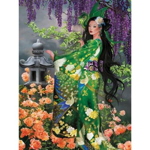 Anime girl 5D DIY diamond painting Full square/round Embroidery Pattern 3D Cross stitch kits mosaic wall stickers