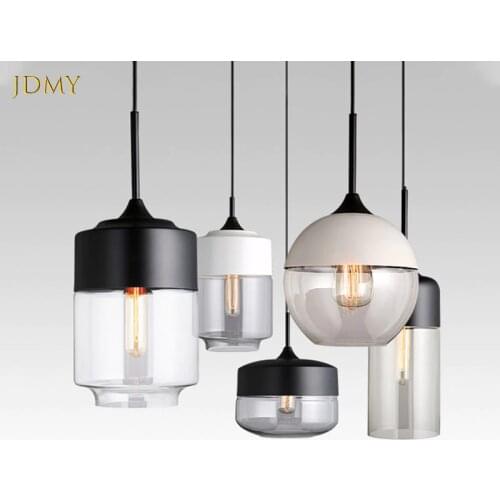 Pendant lights lamp hanging lamp LED Nordic Modern loft hanging Glass Pendant Lamp Fixtures E27 LED Pendant lights for Kitchen