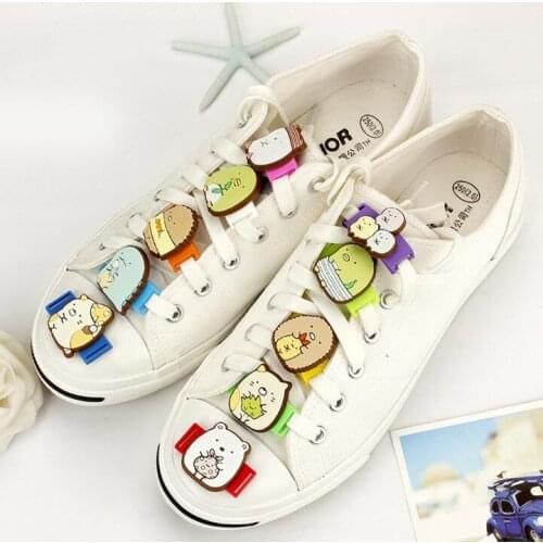 Japanese Style Silicone Animal Shoelace Buckle DIY Shoes Decorations One Pair Free Shipping