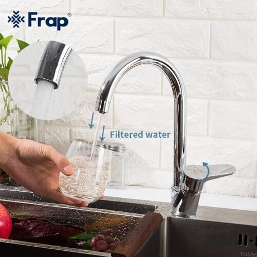 Frap Kitchen Faucets Drinking Water Brass 360 Rotation with Water Purification Features Kitchen Sink Faucet Tap F4352-21