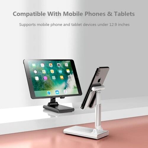 A16 Universal Tablet Phone Holder Desk For iPad Desktop Tablet Stand For Cell Phone Table Holder Mobile Phone Stand Mount