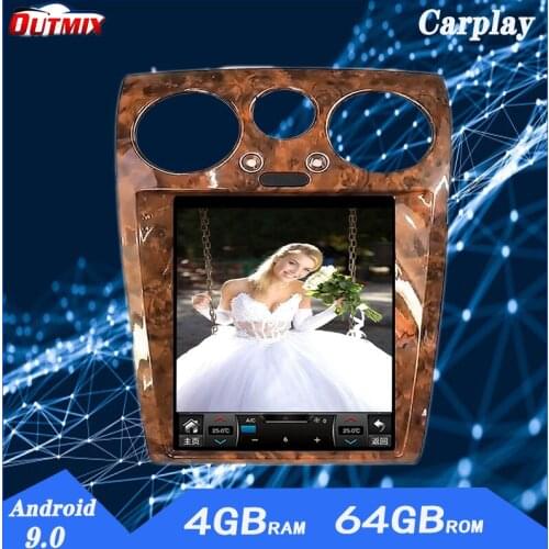 Tesla Style Screen Android 9.0 Car Multimedia Player For Bentley Speeding Supersport GPS navigation Audio Radio stereo head unit