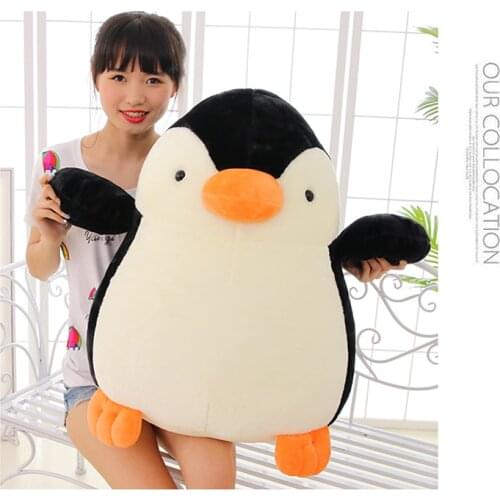 Stufffed toy large 70cm cartoon penguin plush toy doll throw pillow, Valentines Day present Xmas gift 0519