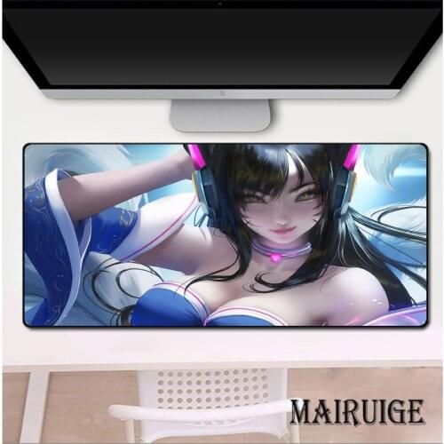 Mairuige 40*90cm LOL Gaming Computer Large Mouse Pad Gamer Locking Edge Keyboard XXL DeskMat Keyboard PC MiceMats