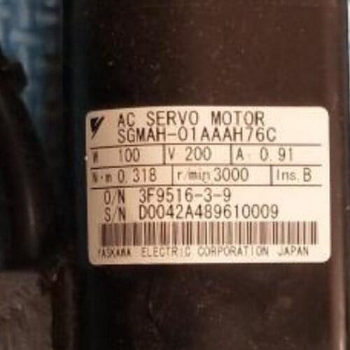 Used Tested Working SGMAH-01AAAH76C AC SERVO MOTOR