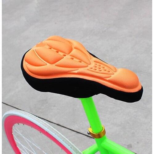Bike Seat Covers Bicycle Sponge Cushion Cover Soft Bicycle Seat Outdoor Bicycle Sports Protection Pad for Mountain Bike Cycling
