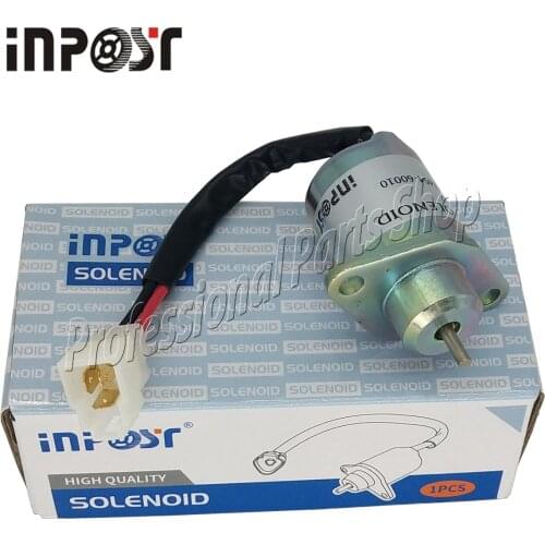 For Kubota B1700 B1700E B21 B2100 B2100D BX2200 2400 Mower Tractor 12V Fuel Solenoid 17454-60010