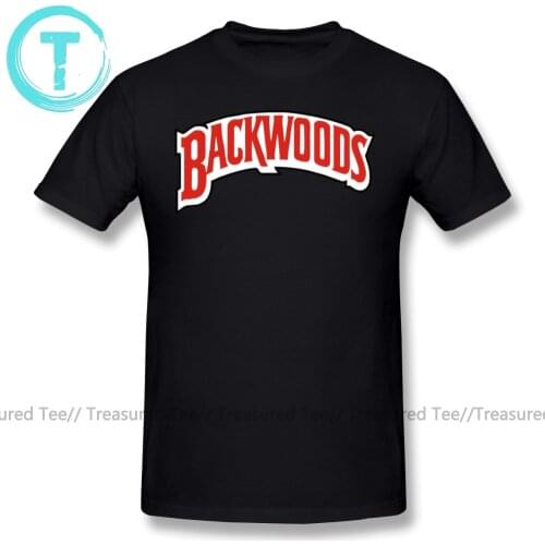 Backwoods T Shirt Backwoods Logo T-Shirt Classic 100 Percent Cotton Tee Shirt Short-Sleeve Funny Men Graphic Oversize Tshirt