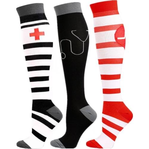 New Compression Socks 20-30 MmHg For Women Men Anatomy Doctor Nurse Medical Nursing Anti Fatigue Calf Compression Stockings