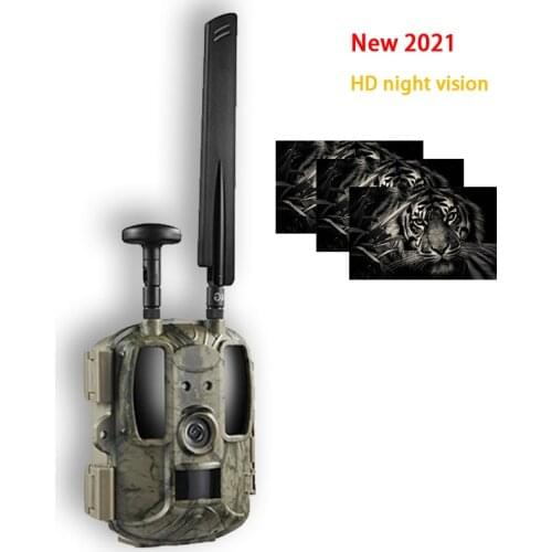 Wild Wonders Hunting Camera 4G Night Vision Camera IP66 Waterproof 1080P Monitoring Infrared Heat Sensing Night Vision