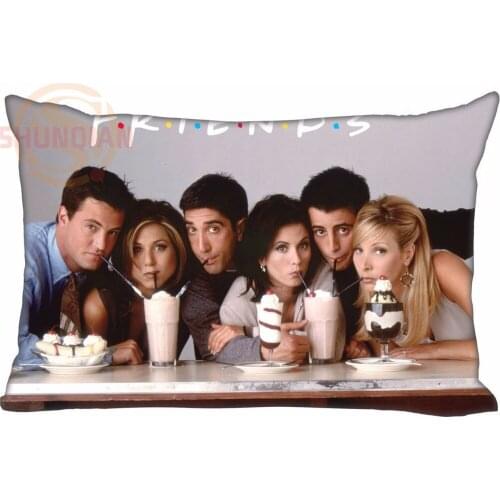 P#J27 Custom Friends Rectangle Pillowcase zipper Classic Pillow Case size cm&35X45cm W#1121Y-QW27