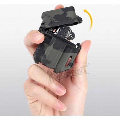 Tactical Lighter Shell Storage Case For Zippo Inner Tank Lighter Container Organizer Holder Sleeve Outdoor Camping Survival Tool