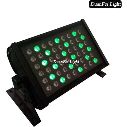 6 pieces led outdoor lighting fixtures 54*3W led flood light wall washer RGBW dmx outdoor wall wash light garden hotel washing