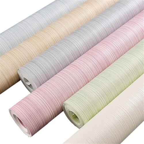 Wellyu 3D wallpaper modern Pure color vertical stripe beige wallpaper bedroom living room hotel Decorative wallpaper mural