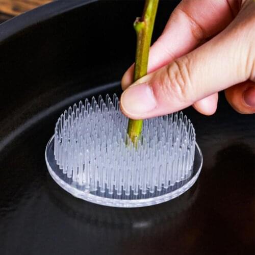Insert Base Ikebana Holder Pin Art Fixed Tools Round Flower Frog Holder Art Fixed Tools Flower Arrangement