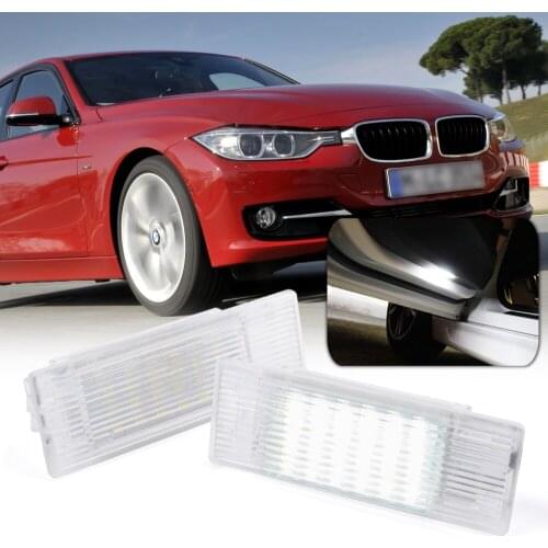 2X Led Door Courtesy Light Welcome Stepwell Lamp For BMW F20 F21 F22 F30 F31 F32 F33 F36 F10 F11 F01 F02 F03 X1 X5 X6
