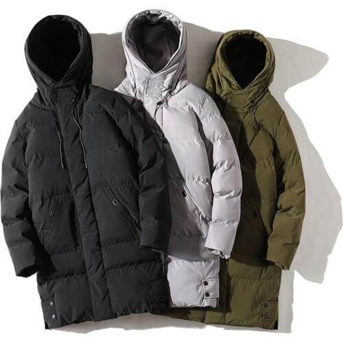 Bibady Men's Long Parkas