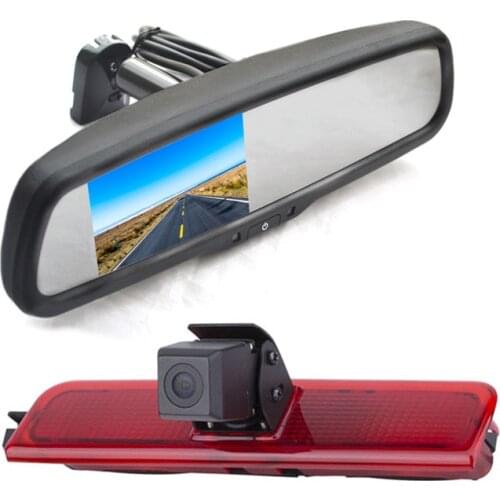 Vardsafe VS940R Reversing Camera & Replacement Rear View Mirror Monitor for Volkswagen Caddy / Caddy Panel / Life