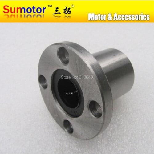 LMF16UU 16mm Round Flange Linear bushing motion ball bearing slide units CNC router CNC parts for linear guide rail rod shaft