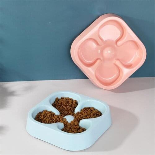Dog Feeding Bowl Prevent Obesity Puppy Slow Down Eating Feeder Dish Anti Choke Anti Gulping Cat Food Plate Pet Supplies