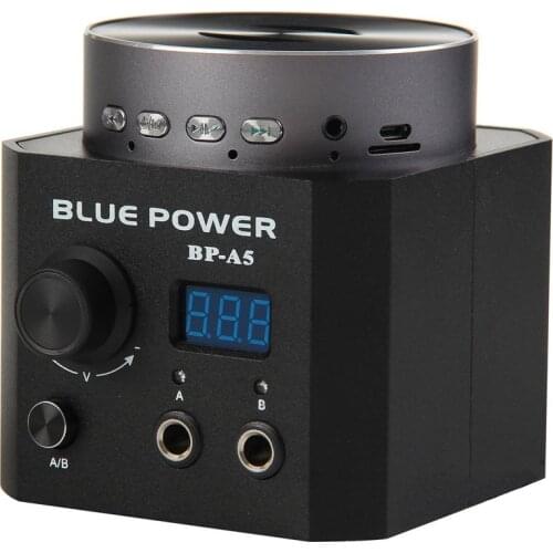 Multi Function Blue Power Tattoo Power Supply 3A Tattoo Power with Bluetooth Speaker USB Output Power