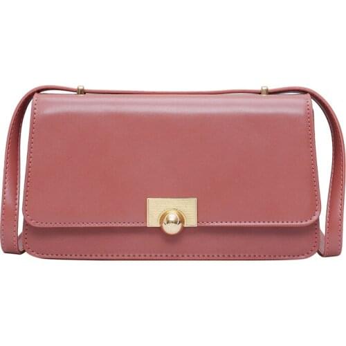 Fashion Women Bag Solid Womens PU Leather Handbags Luxury Lady Hand Bags Purse Pocket Woman Messenger Bag Square Bag