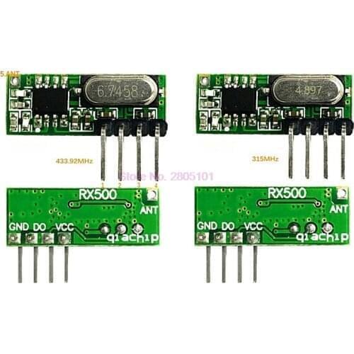 Dhl or fedex 2000pcs Wireless 433Mhz RF Receiver Module Board RX500 Superheterodyne Receiver module DIY Remote control