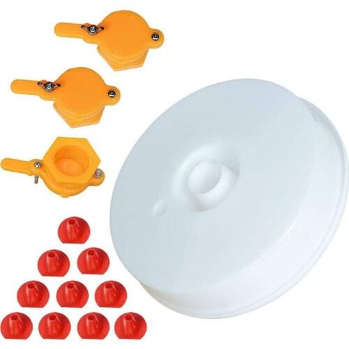 Beekeeping Tool Set Plastic Honey Gate Round Bee Water Feeder Durable Beekeeping Escape Tool Set Beehive Nest Equipment
