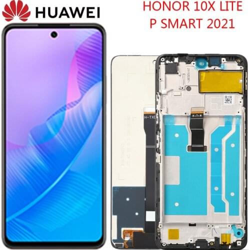 New For Huawei P smart 2021 LCD display Touch Screen Digitizer For Huawei Honor 10X lite X10 lite DNN-LX9 For Huawei Y7a LCD