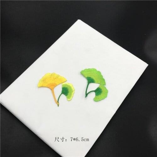 Wholesale 20pcs 7*6.5cm Embroidered Sewing On Patch Iron-On Patch Stickers For Clothes Sewing Fabric Applique Supplies YH99