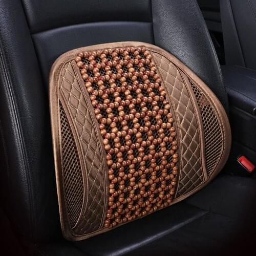KKYSYELVA Office Chair Massage Back Lumbar Support Pillow Mesh Ventilate Cushion Pad Auto Interior Accessories Waist Supports