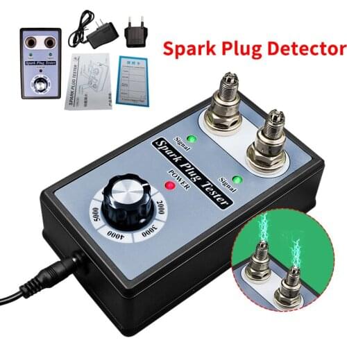 Adjustable Spark Plug Detector Two-hole Automobile Spark Plug Coil Fault Detector Car Spark Plug Tester Detector