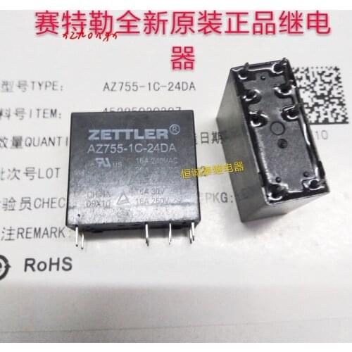 Relay AZ755-1C-24DA DC24V 20A 8 Pin