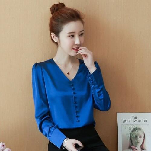 RibbonFish Satin Blouses