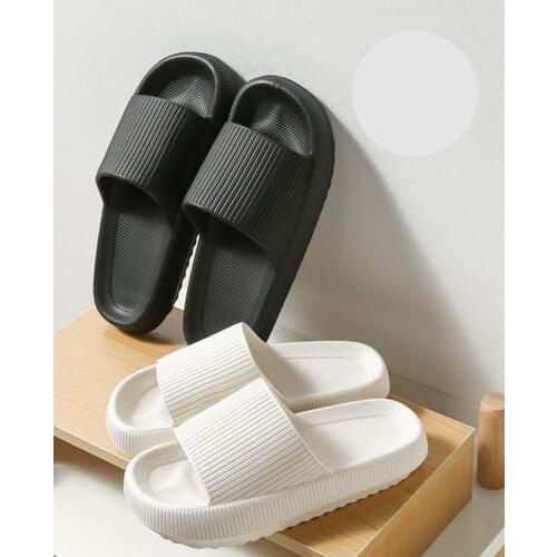 Men Thick Platform Sandals Swimming Pool Gym Household Shower Quick-drying Open-toed Slippers Suitable for Indoor and Outdoor