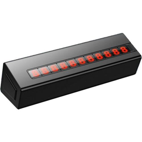 50LC Windshield Wiper Blade Safety Hammer Temporary Parking Card 3 in1 Display Card Automotive Accessories