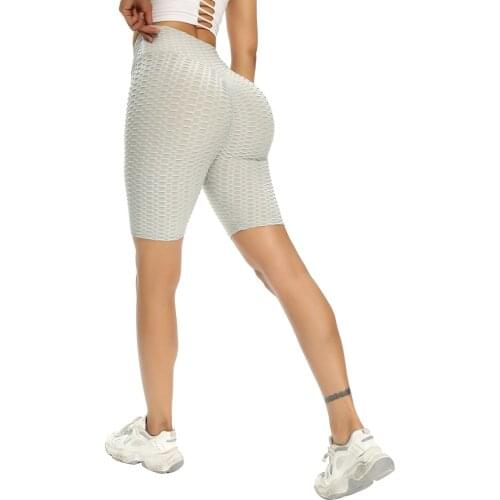 Yoga Shorts Fitness Women High Waist Seamless Workout Shorts Scrunch Butt Shorts Gym Clothing Athletic Sports Running Leggings