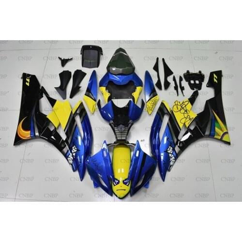 YZFR6 07 Plastic Fairings YZFR6 2006 - 2007 shark Full Body Kits for YAMAHA YZFR6 07 Body Kits
