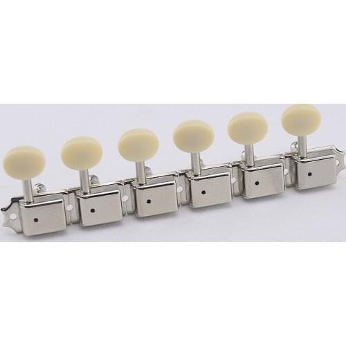 1 Set GuitarFamily Kluson Vintage Guitar Machine Heads Tuners ( Nickel ) Made in Korea