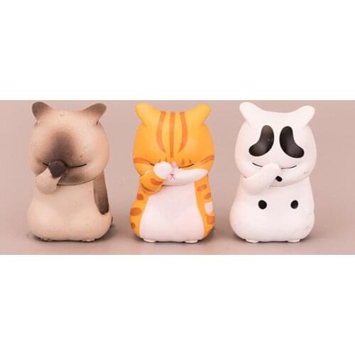 1 Pieces Cat Depressed Cats Toys Anime Action Toy Figures Model Gift for Friend Children