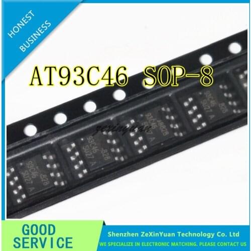10pcs/lot New AT93C46 AT93C46-10SU-2.7 93C46 Three-wire Serial EEPROMs IC SOP-8
