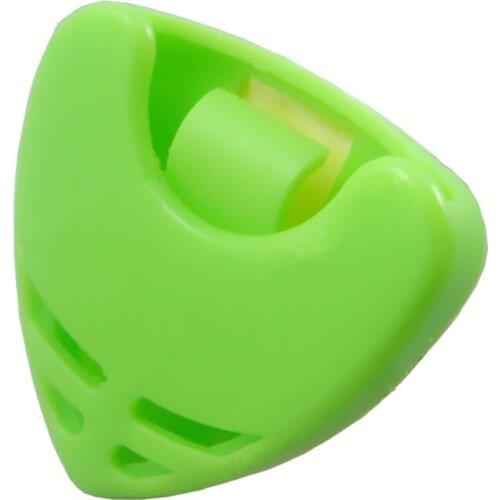 100 Pcs Colorful Triangle Guitar Pick holder,Guitar Pick Plectrum Holder Case Box/Pick clip,Self Adhesive